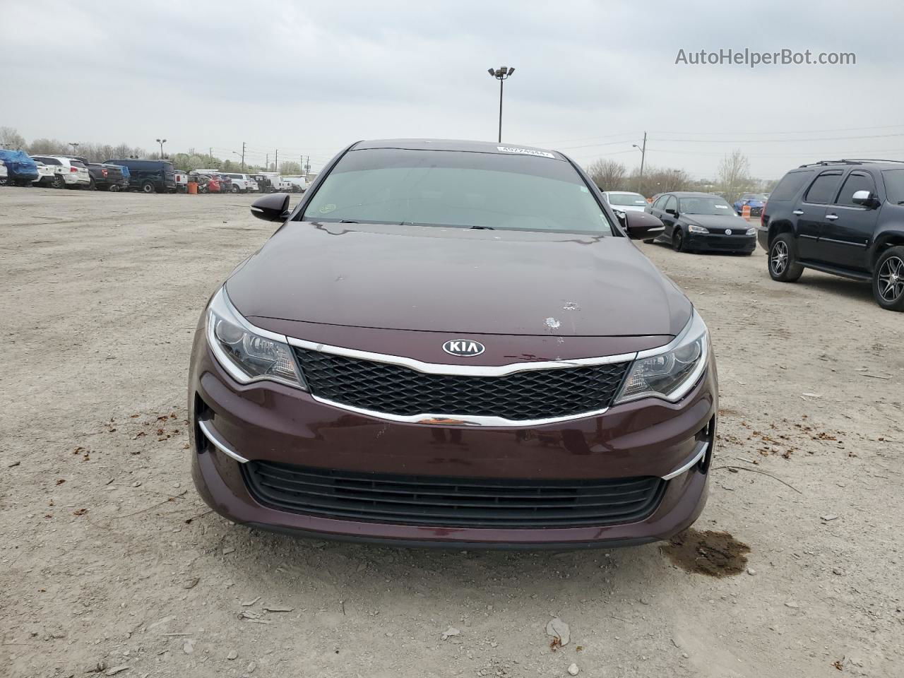 2018 Kia Optima Lx Фиолетовый vin: 5XXGT4L38JG266823