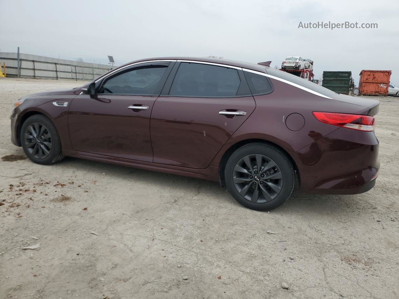 2018 Kia Optima Lx Purple vin: 5XXGT4L38JG266823