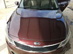 2016 Kia Optima Lx Burgundy vin: 5XXGT4L39GG063920