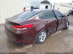 2016 Kia Optima Lx Maroon vin: 5XXGT4L39GG116101