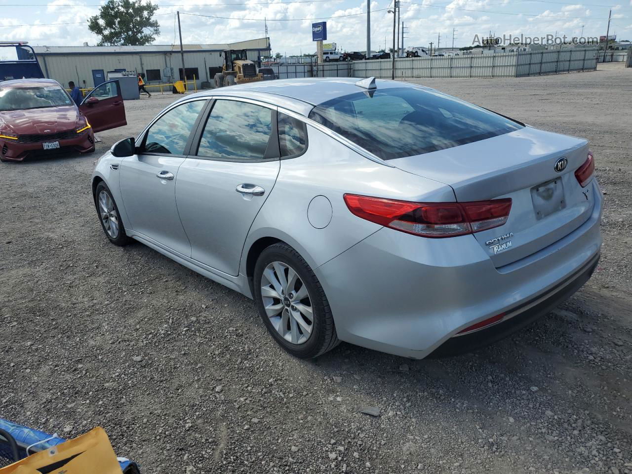 2017 Kia Optima Lx Silver vin: 5XXGT4L39HG122966