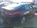 2017 Kia Optima Lx Burgundy vin: 5XXGT4L39HG123664