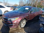 2017 Kia Optima Lx Burgundy vin: 5XXGT4L39HG123664