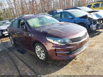 2017 Kia Optima Lx Burgundy vin: 5XXGT4L39HG123664