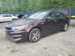 2017 Kia Optima Lx Burgundy vin: 5XXGT4L39HG127097