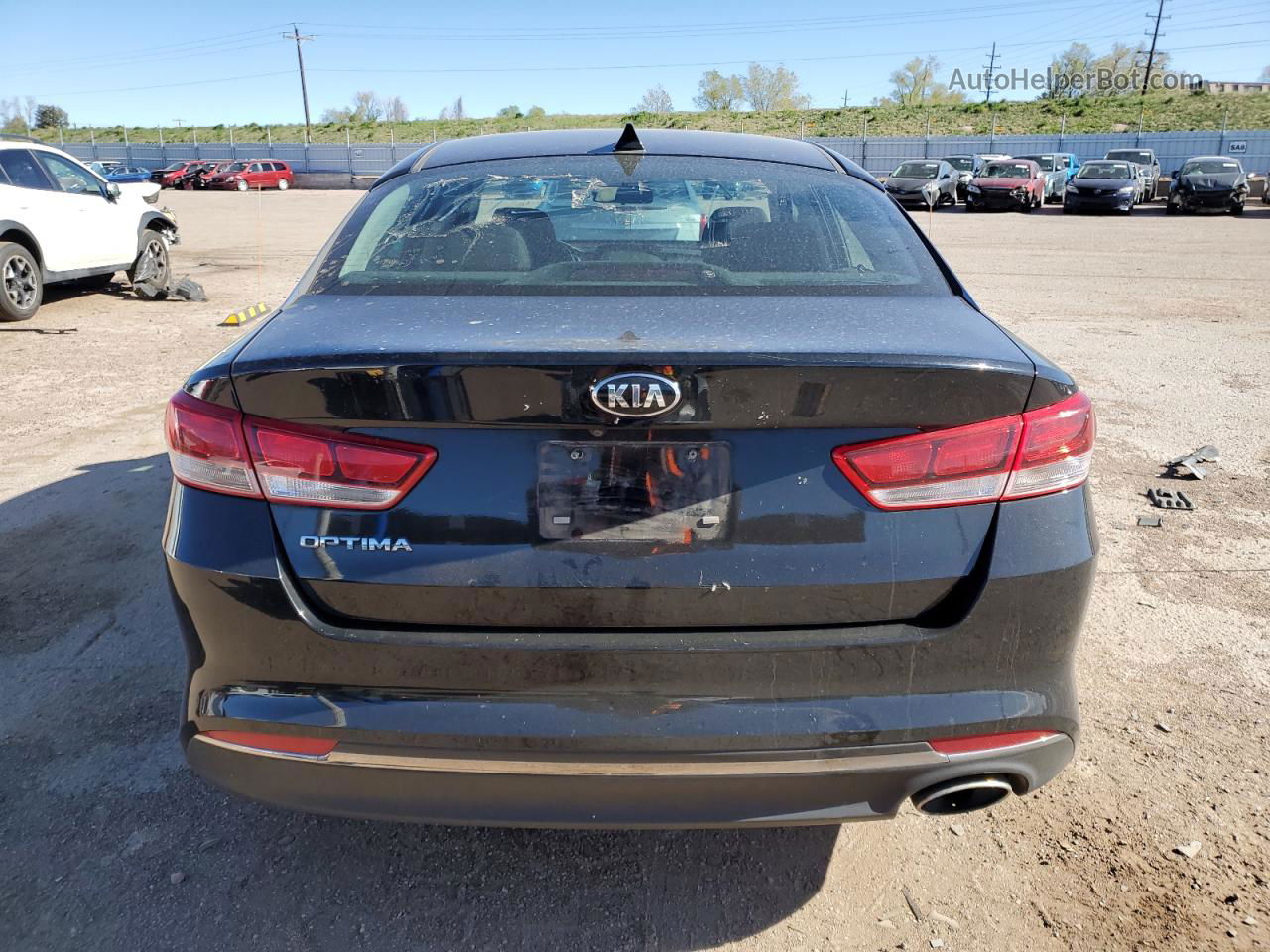 2017 Kia Optima Lx Black vin: 5XXGT4L39HG140500