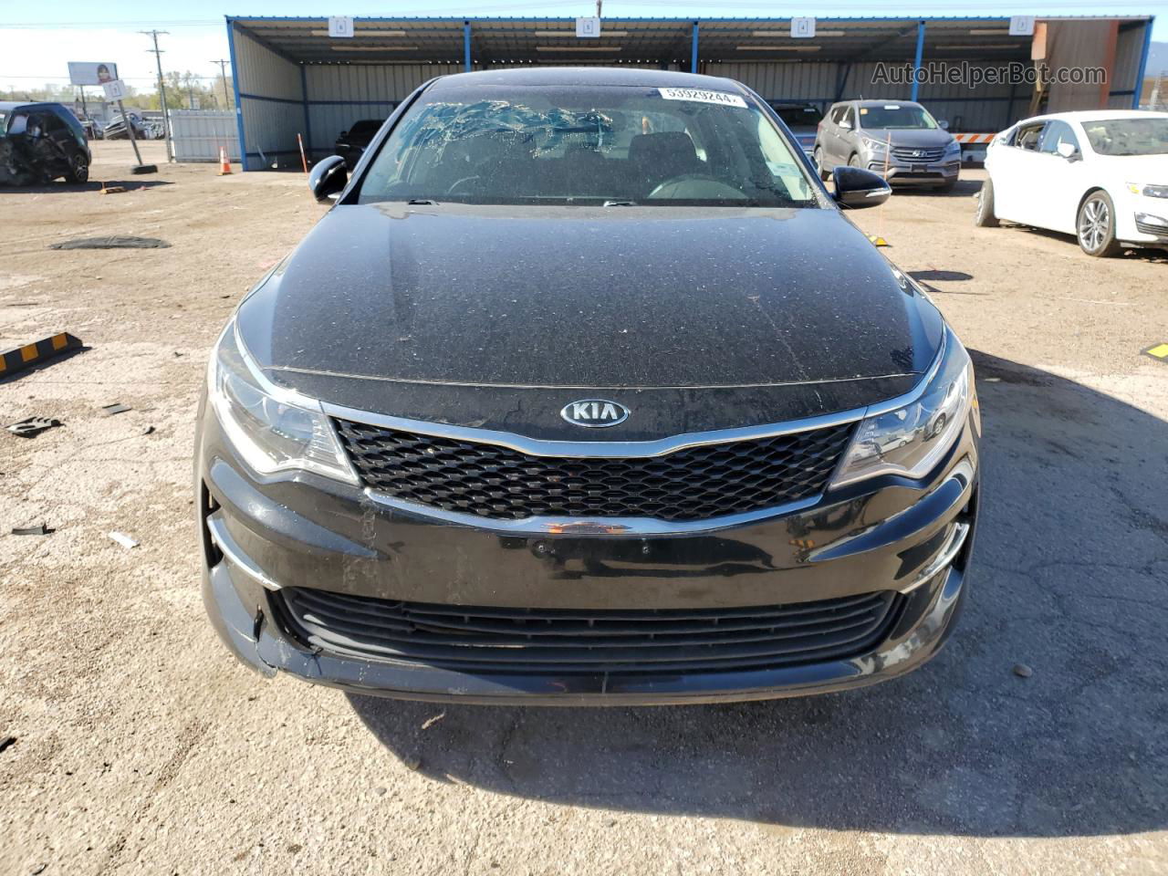 2017 Kia Optima Lx Black vin: 5XXGT4L39HG140500