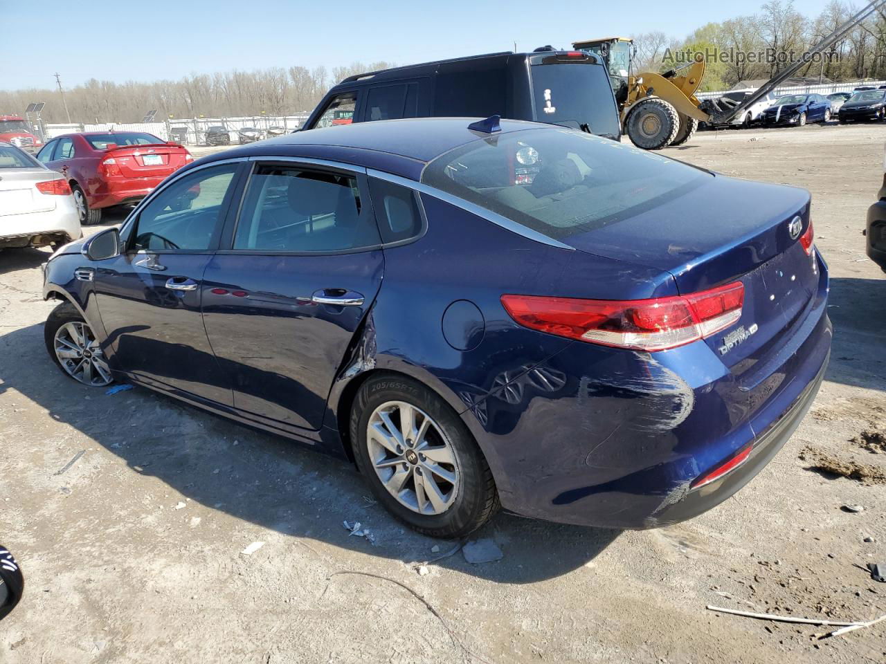 2017 Kia Optima Lx Blue vin: 5XXGT4L39HG150024