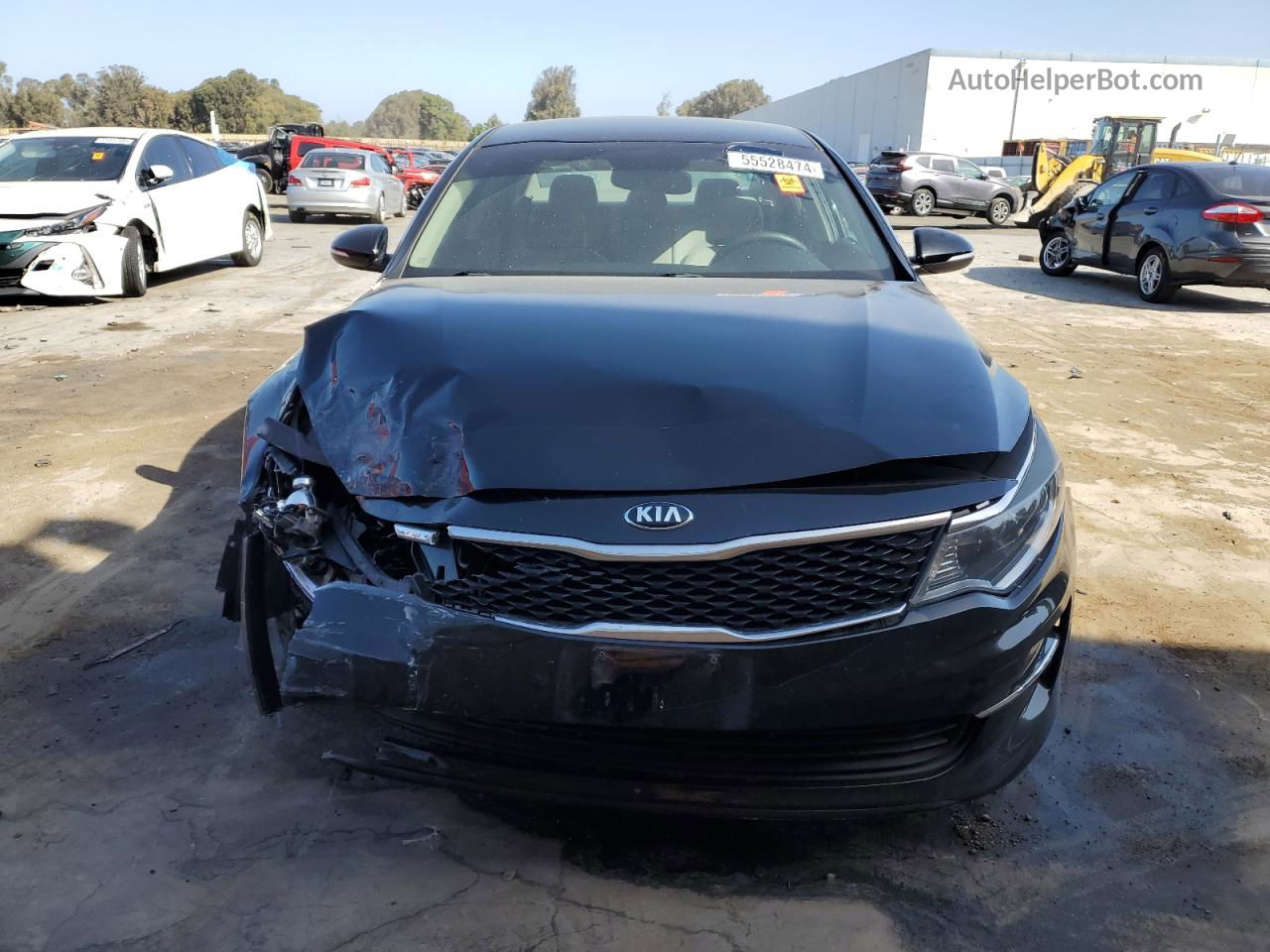 2017 Kia Optima Lx Black vin: 5XXGT4L39HG151559