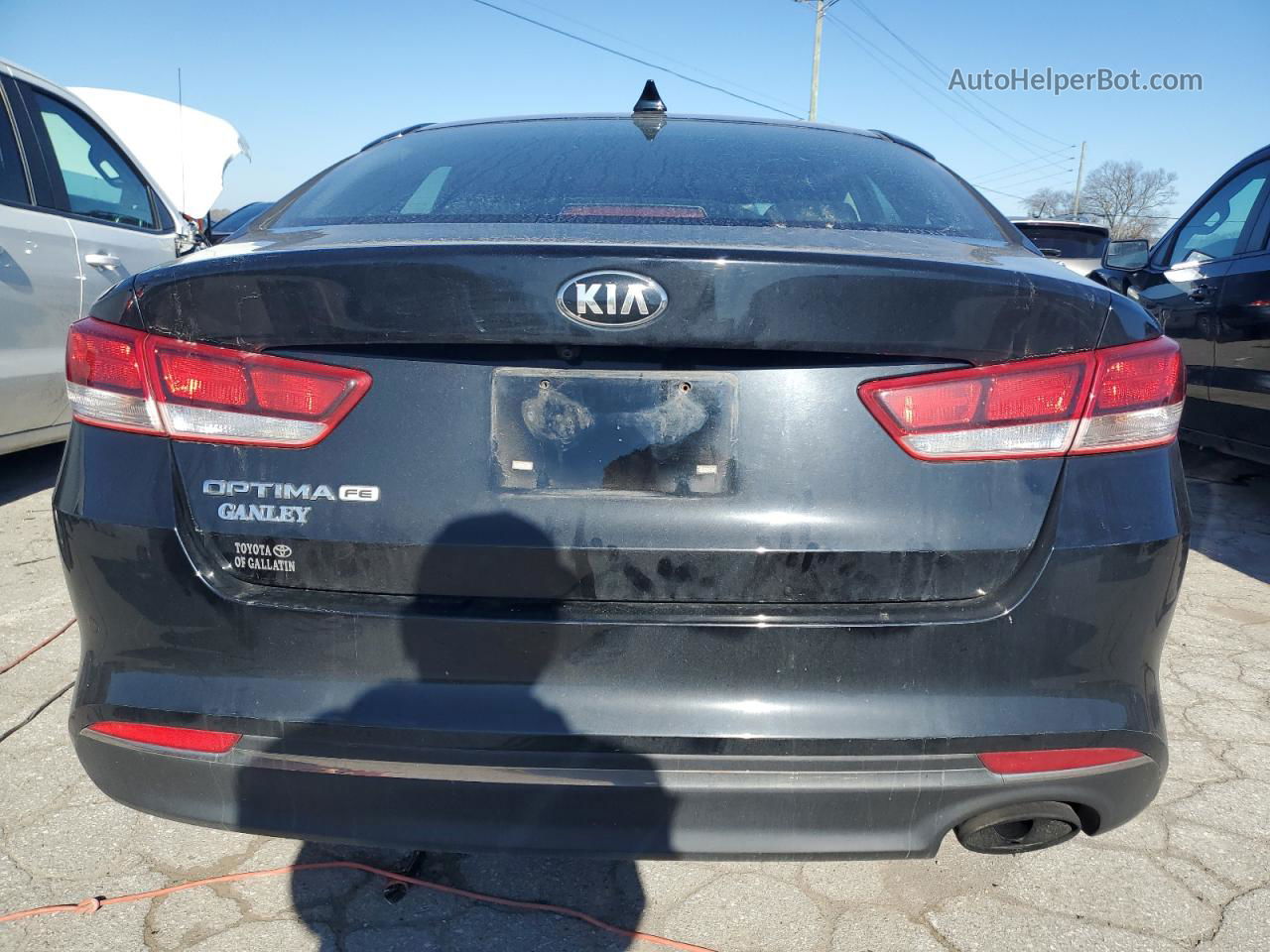 2017 Kia Optima Lx Черный vin: 5XXGT4L39HG152887