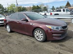 2017 Kia Optima Lx Maroon vin: 5XXGT4L39HG164618