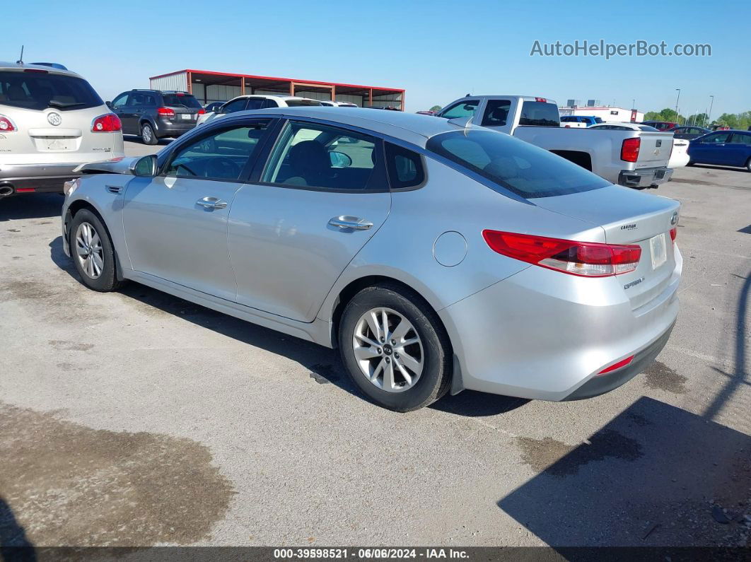 2017 Kia Optima Lx Silver vin: 5XXGT4L39HG169513