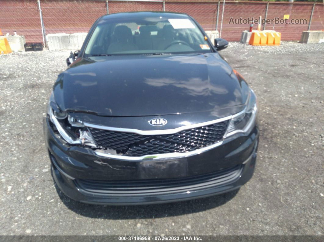 2017 Kia Optima Lx Черный vin: 5XXGT4L39HG177742