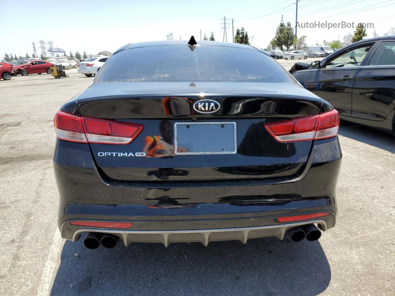 2018 Kia Optima Lx Black vin: 5XXGT4L39JG178833