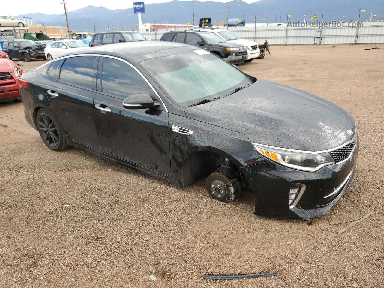 2018 Kia Optima Lx Black vin: 5XXGT4L39JG188049