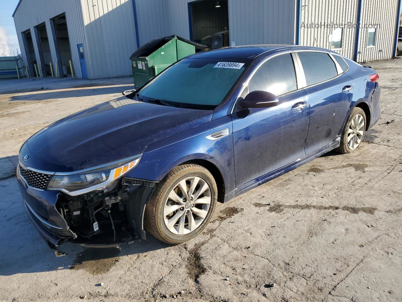 2018 Kia Optima Lx Blue vin: 5XXGT4L39JG191226