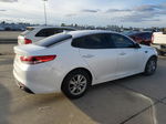 2018 Kia Optima Lx White vin: 5XXGT4L39JG197270