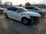 2018 Kia Optima Lx White vin: 5XXGT4L39JG197270