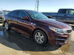 2018 Kia Optima Lx Burgundy vin: 5XXGT4L39JG198225