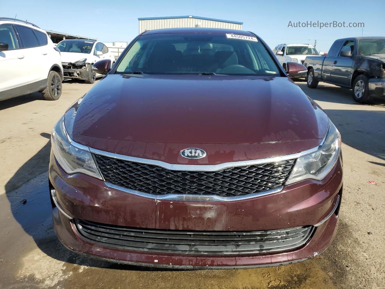 2018 Kia Optima Lx Burgundy vin: 5XXGT4L39JG198225