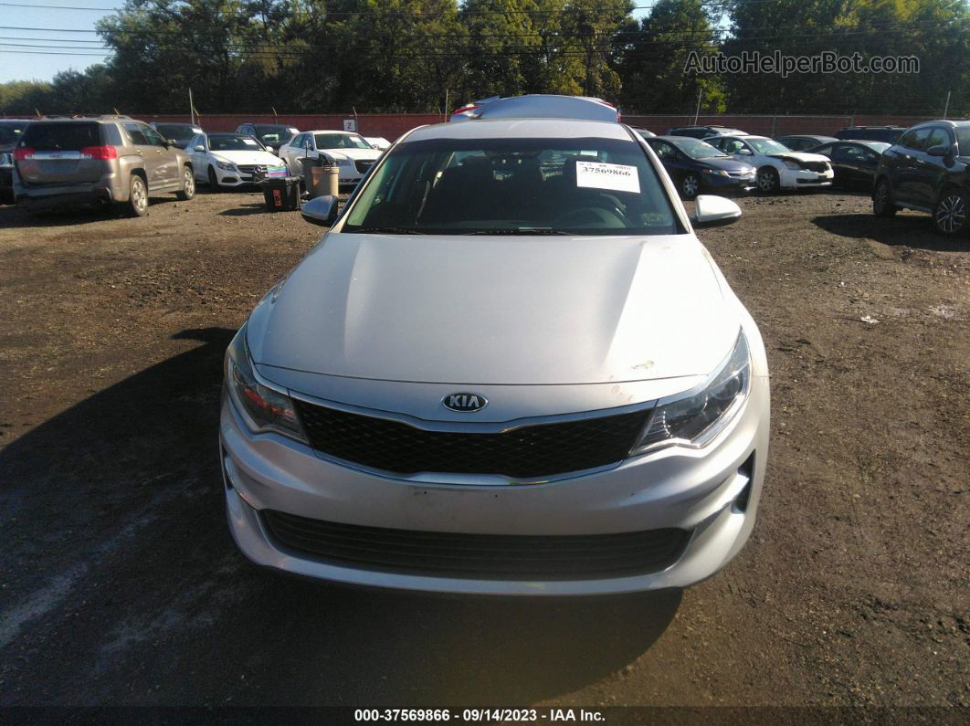 2018 Kia Optima Lx Silver vin: 5XXGT4L39JG206078