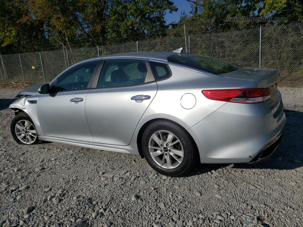 2018 Kia Optima Lx Silver vin: 5XXGT4L39JG213838