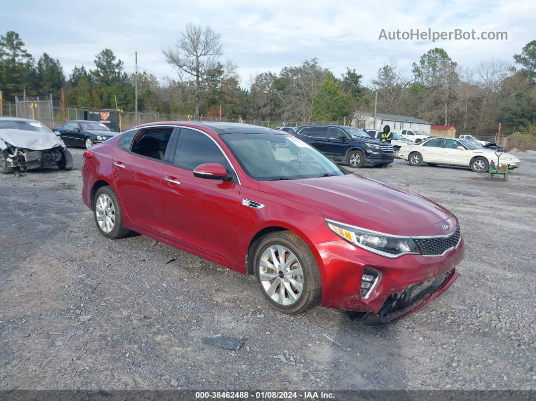 2018 Kia Optima S Red vin: 5XXGT4L39JG235922