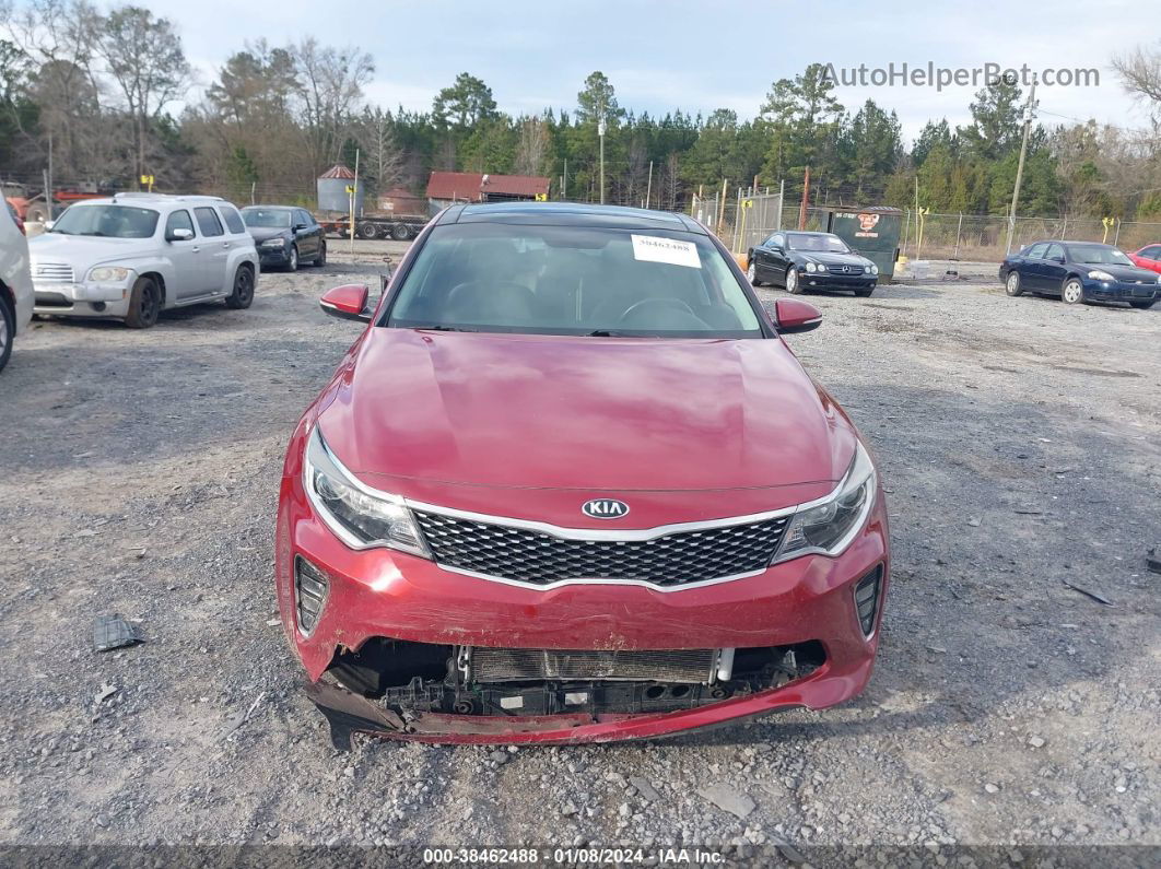 2018 Kia Optima S Red vin: 5XXGT4L39JG235922