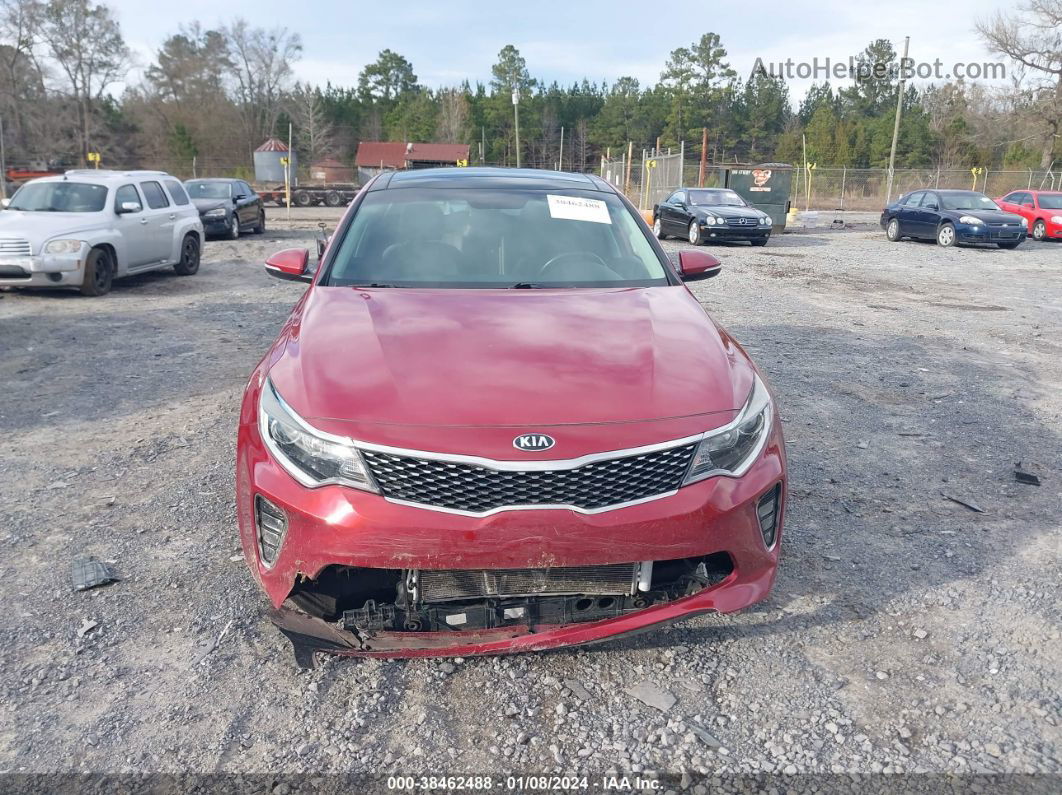 2018 Kia Optima S Red vin: 5XXGT4L39JG235922