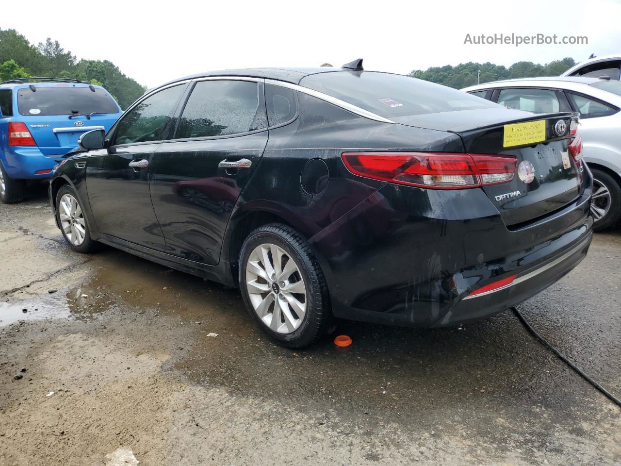 2018 Kia Optima Lx Black vin: 5XXGT4L39JG237590