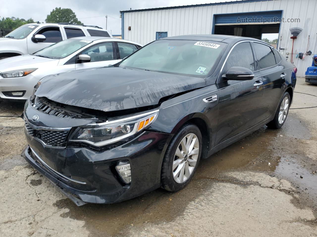 2018 Kia Optima Lx Black vin: 5XXGT4L39JG237590