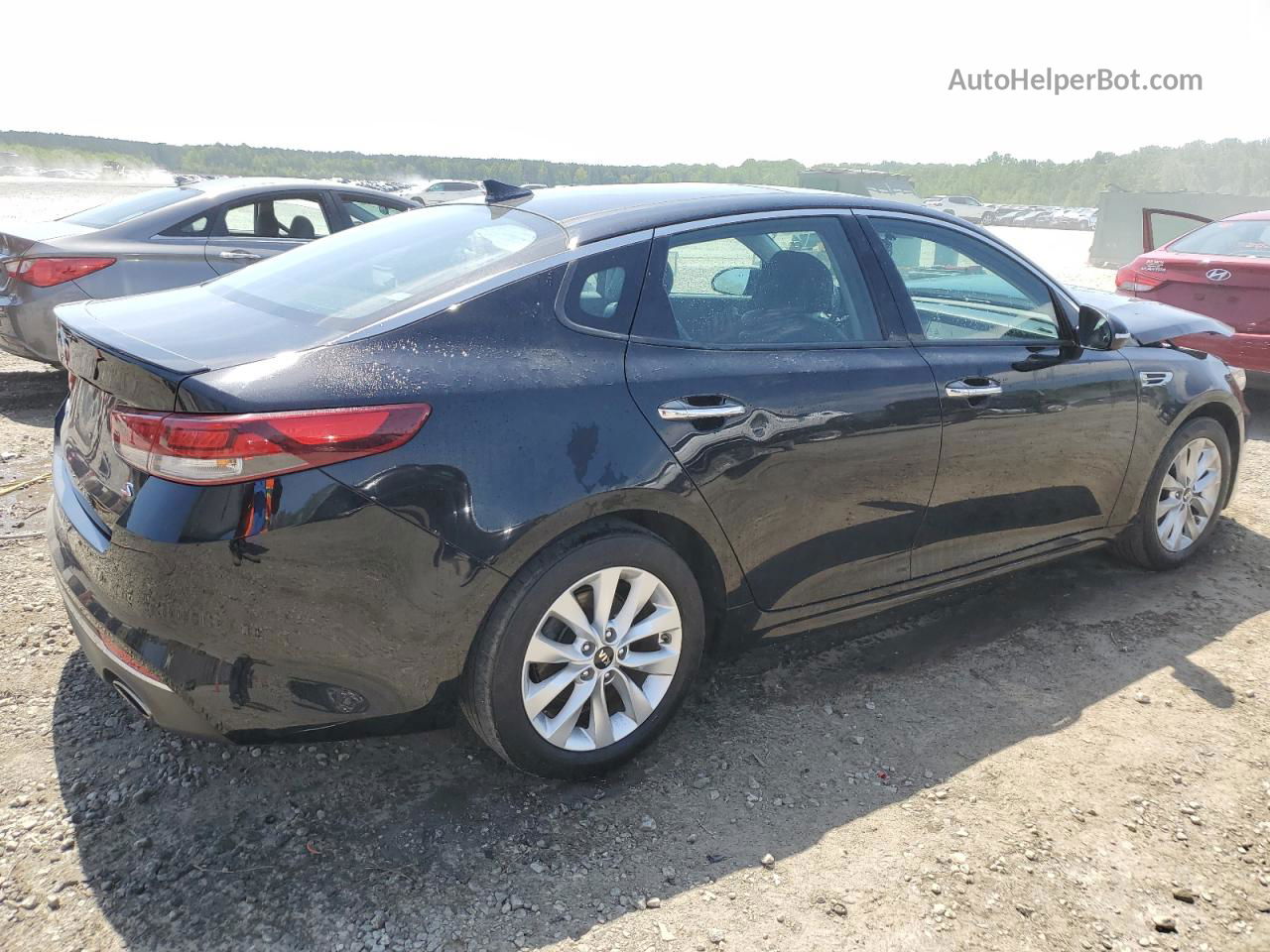 2018 Kia Optima Lx Черный vin: 5XXGT4L39JG237671