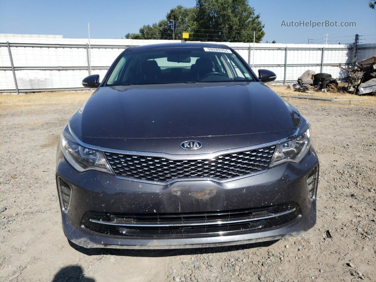 2018 Kia Optima Lx Charcoal vin: 5XXGT4L39JG241767