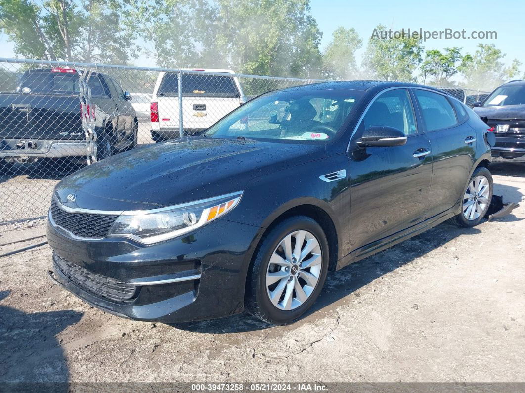 2018 Kia Optima Lx Black vin: 5XXGT4L39JG253725