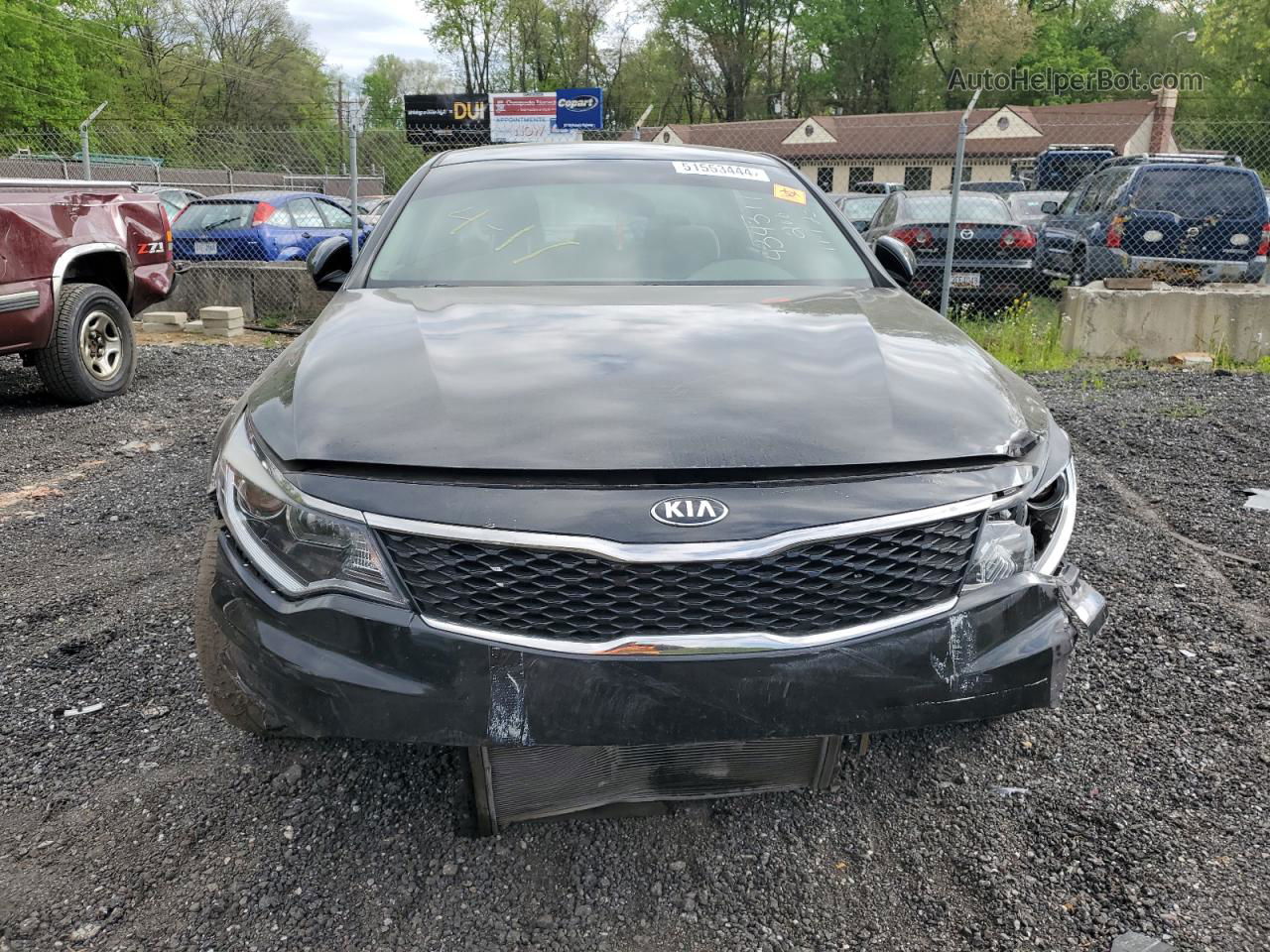 2018 Kia Optima Lx Black vin: 5XXGT4L39JG254017