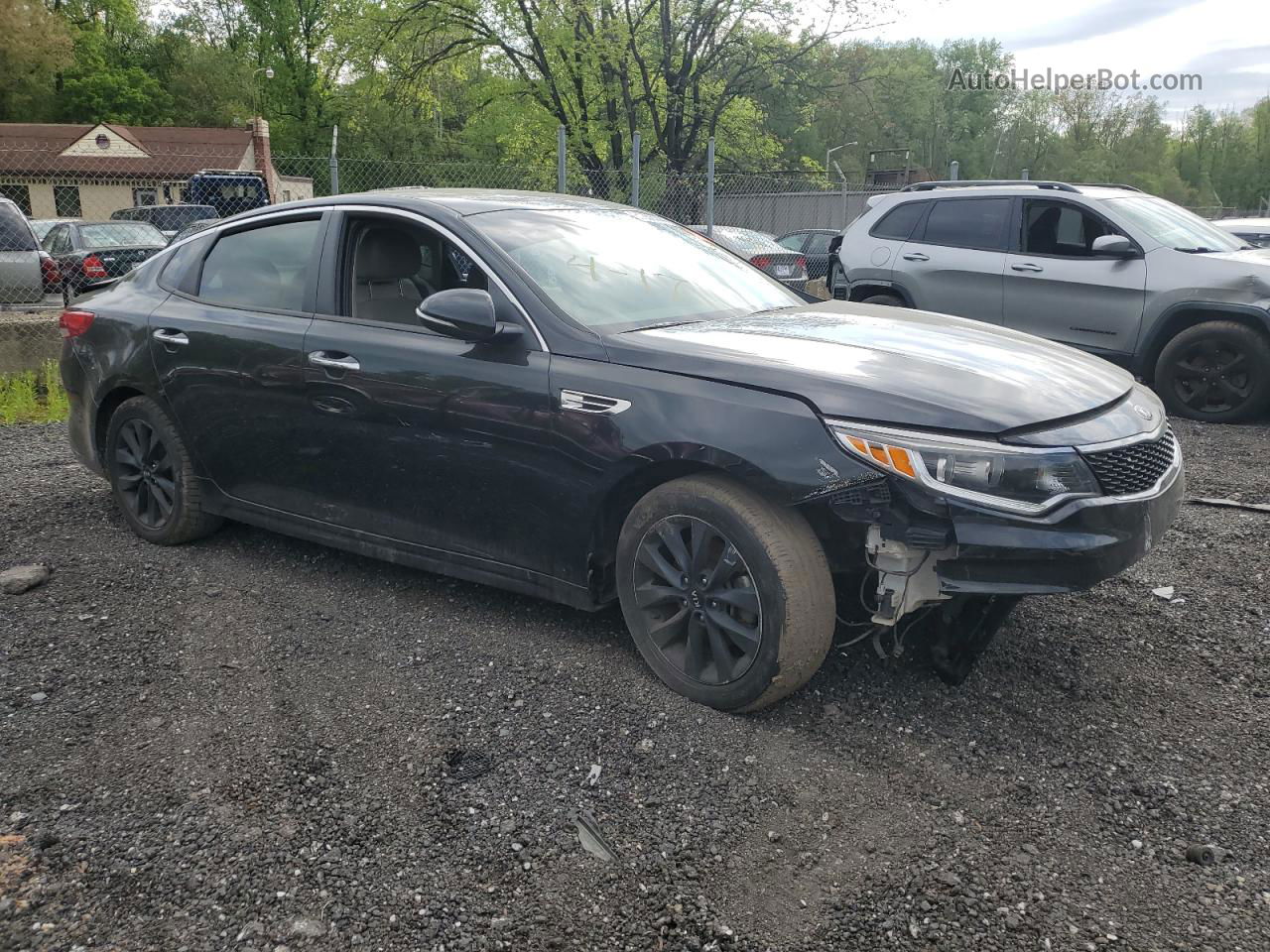 2018 Kia Optima Lx Black vin: 5XXGT4L39JG254017