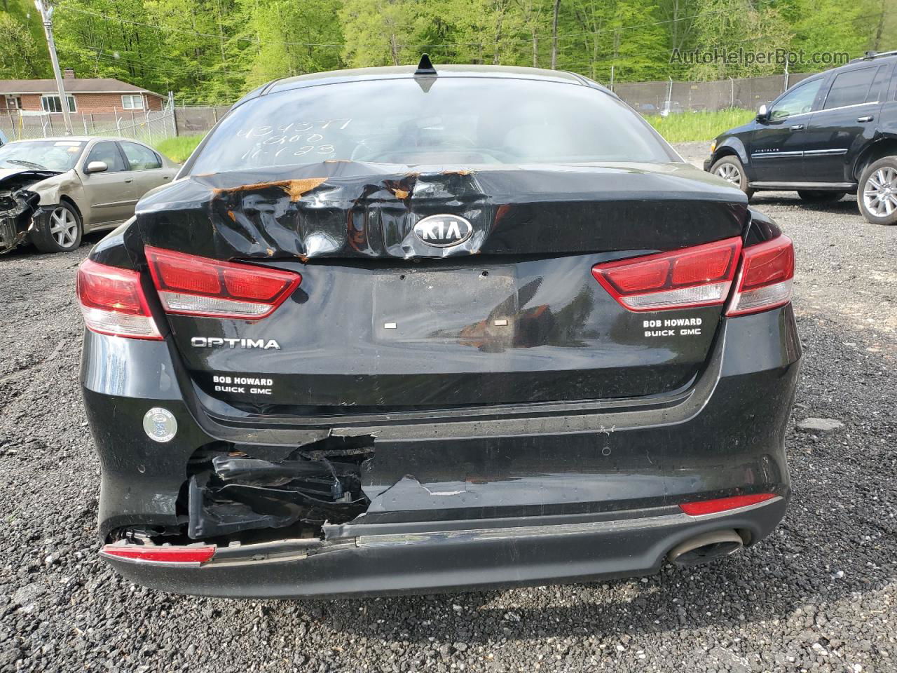 2018 Kia Optima Lx Black vin: 5XXGT4L39JG254017