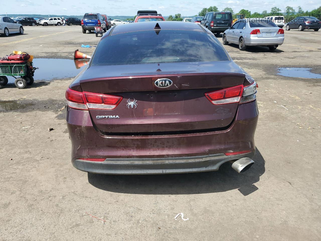 2016 Kia Optima Lx Purple vin: 5XXGT4L3XGG021613