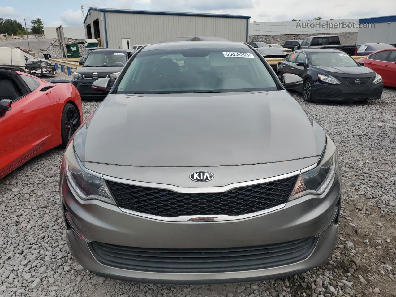 2016 Kia Optima Lx Gray vin: 5XXGT4L3XGG026276