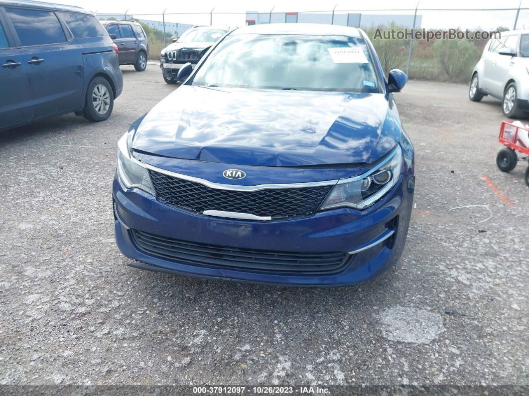 2016 Kia Optima Lx Dark Blue vin: 5XXGT4L3XGG036483