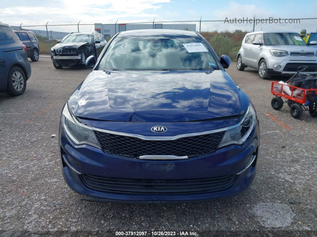 2016 Kia Optima Lx Dark Blue vin: 5XXGT4L3XGG036483