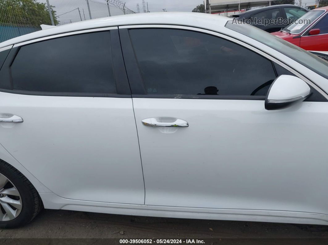 2016 Kia Optima Lx White vin: 5XXGT4L3XGG059181