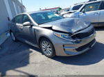 2016 Kia Optima Lx Gray vin: 5XXGT4L3XGG060203