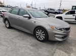 2016 Kia Optima Lx Gray vin: 5XXGT4L3XGG076028