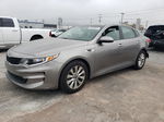 2016 Kia Optima Lx Gray vin: 5XXGT4L3XGG076028