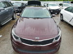 2017 Kia Optima Lx Burgundy vin: 5XXGT4L3XHG128677