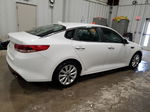 2017 Kia Optima Lx White vin: 5XXGT4L3XHG128954