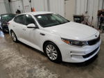 2017 Kia Optima Lx White vin: 5XXGT4L3XHG128954