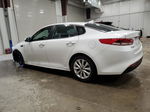 2017 Kia Optima Lx White vin: 5XXGT4L3XHG128954