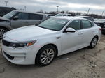 2017 Kia Optima Lx White vin: 5XXGT4L3XHG148489